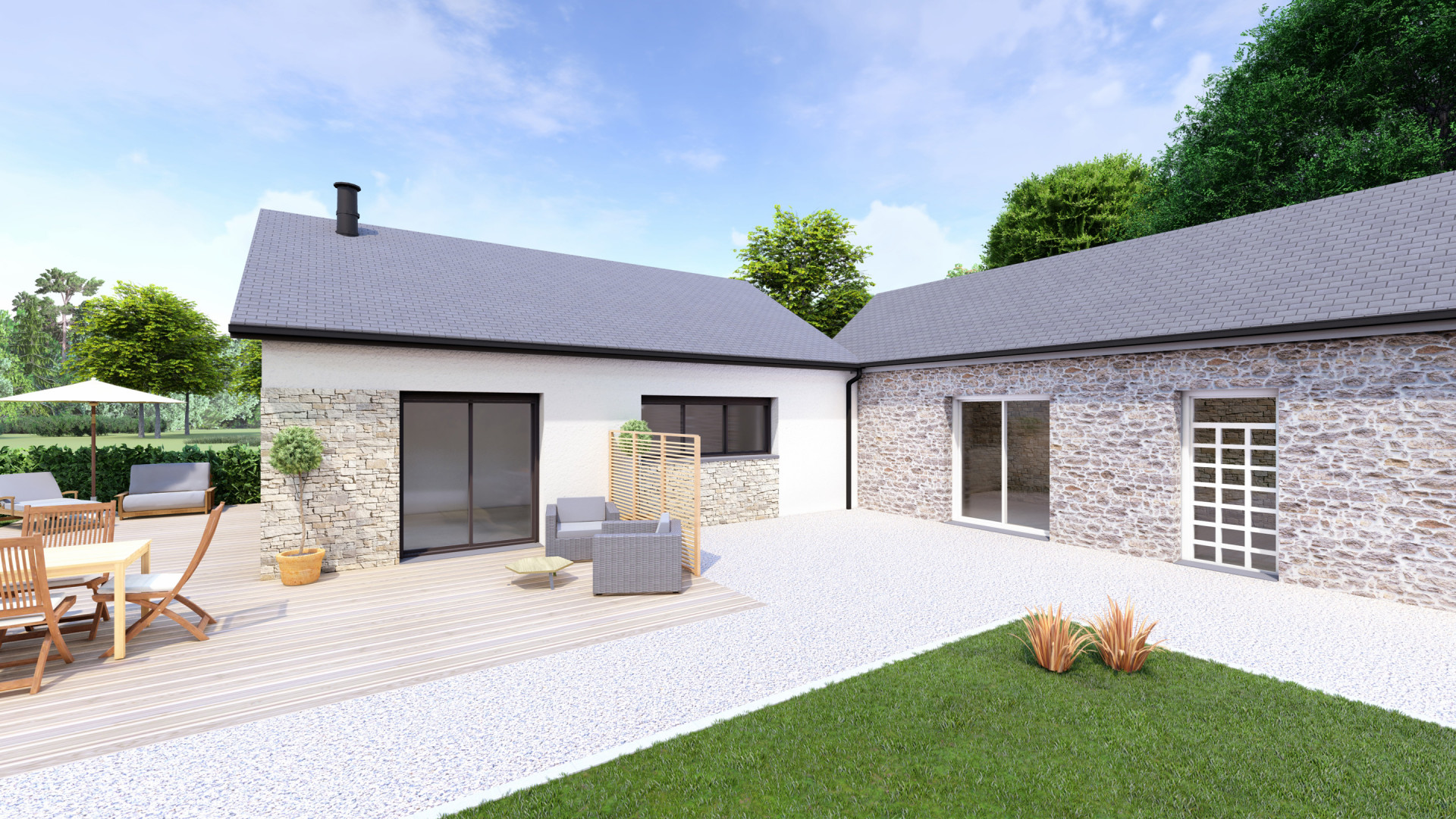 Concept création maison renovation-extension à Saint-Malo, Granville, Avranches